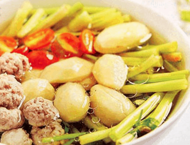 Hạt sầu riêng nấu canh